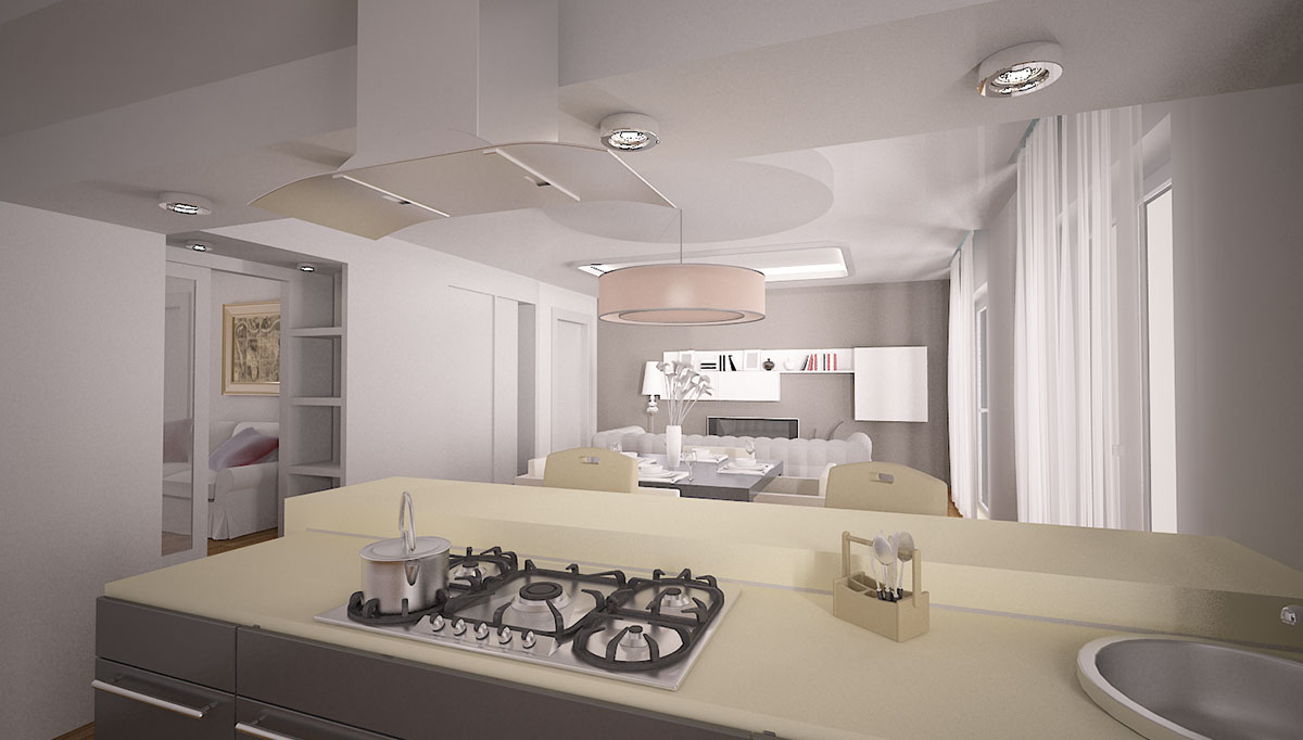 Condominio Drago - Render appartamento