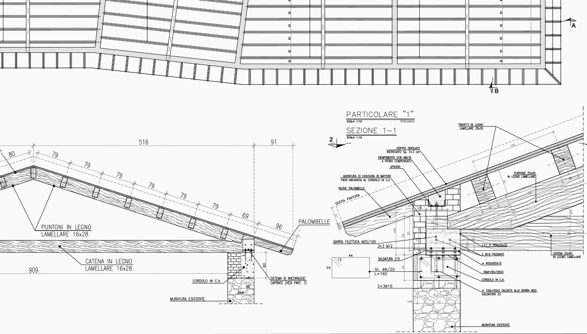 Condominio Il Girasole - Particolare tetto
