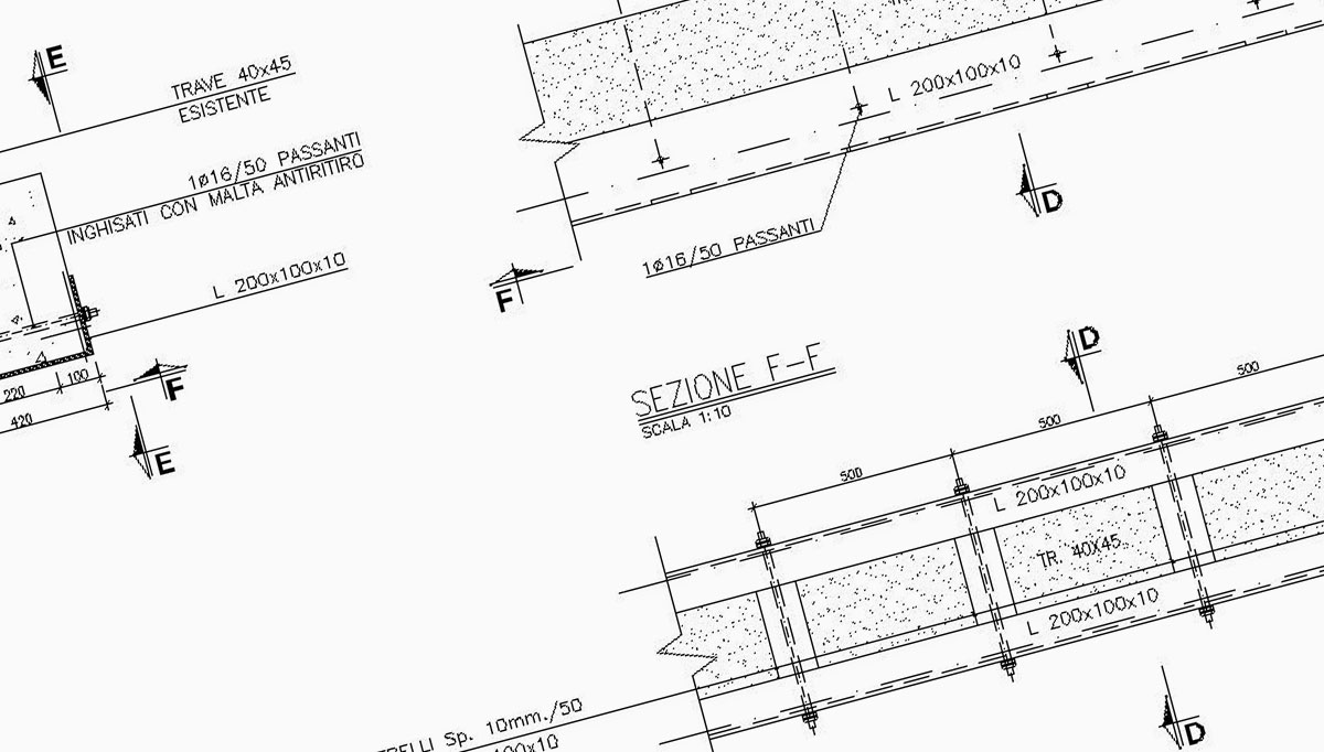 Condominio Accatre (H3) - Sezione pilastri